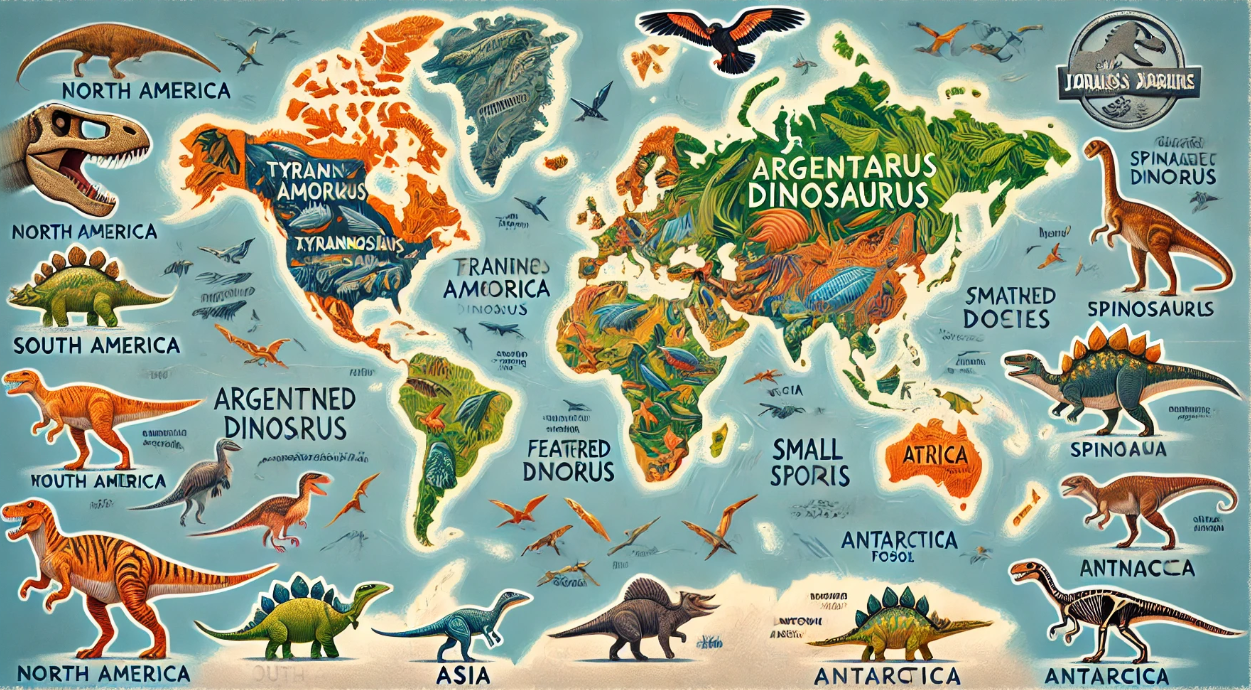 공룡은 어디까지 퍼져 살았을까?