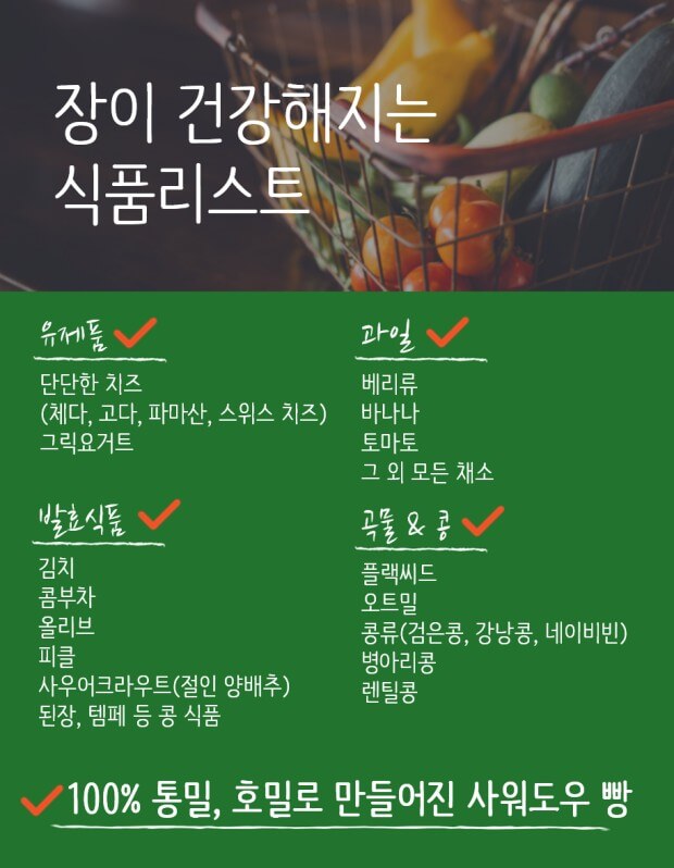 장에 좋은 식품