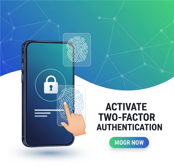 이중 인증(2FA)을 활성화 하면 보안에 더욱 도움이 됩니다.