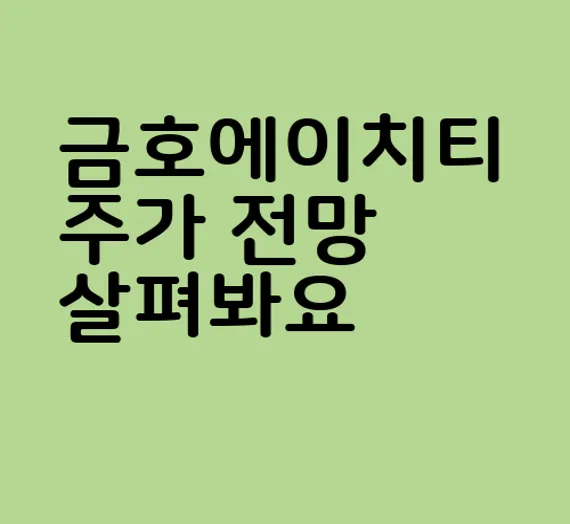 금호에이치티