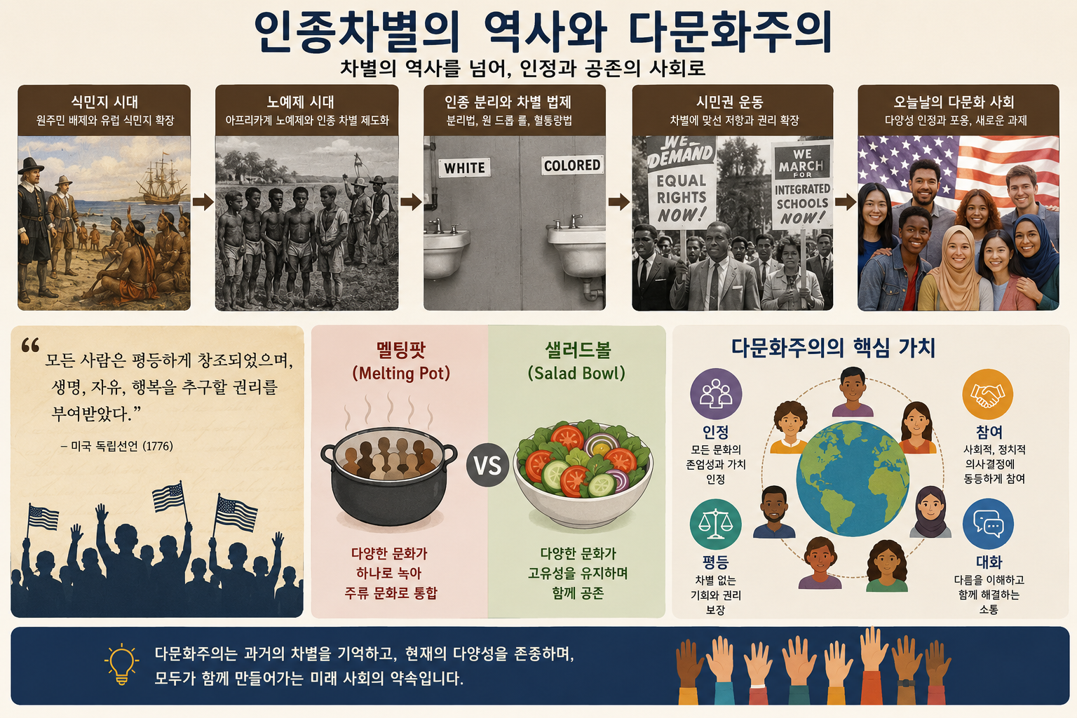 인종차별의 역사와 다문화주의