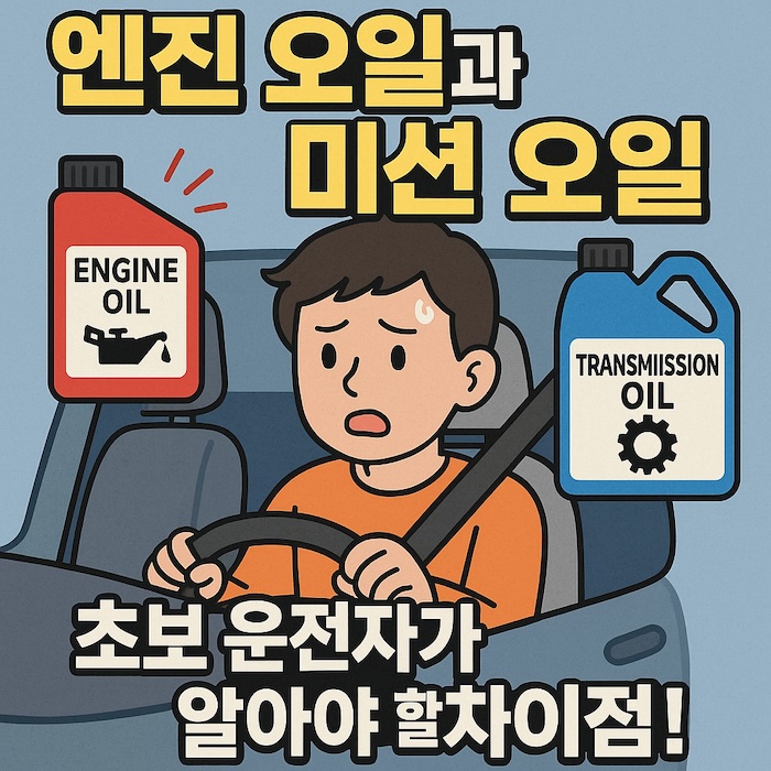 엔진 오일과 미션 오일, 초보 운전자가 꼭 알아야 할 차이점!