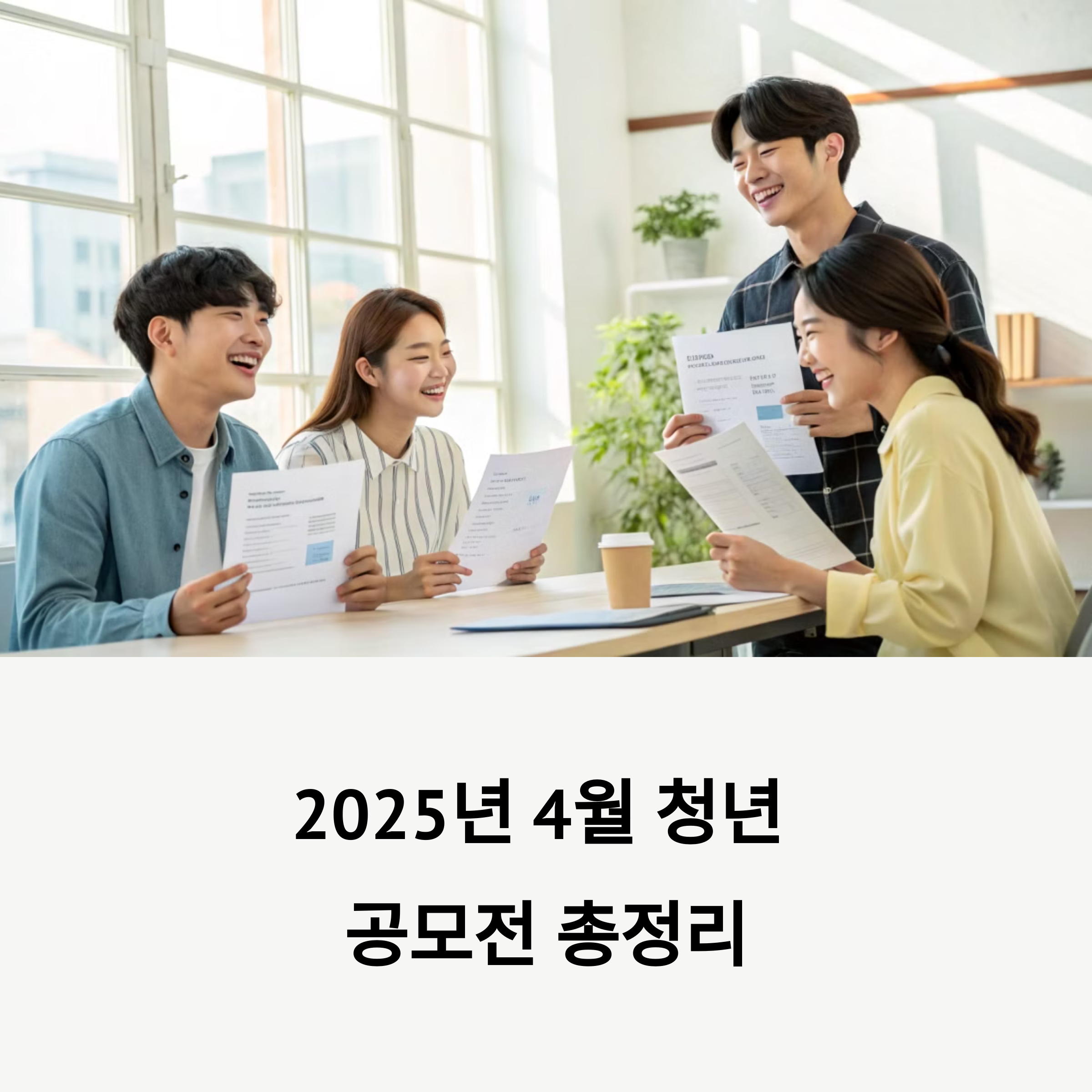 4월 청년 공모전 일정과 꿀팁 공개! 지금 도전해보세요