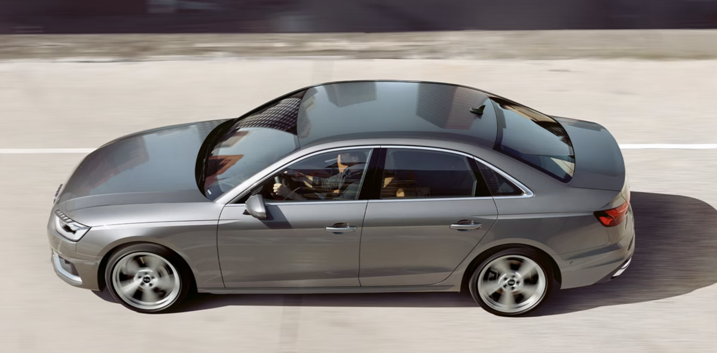 아우디 a4 측면 디자인