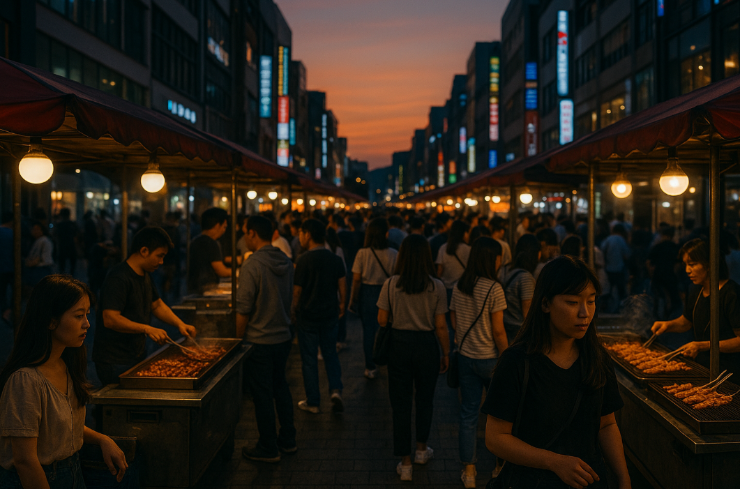 대구 서문시장 야시장 풍경