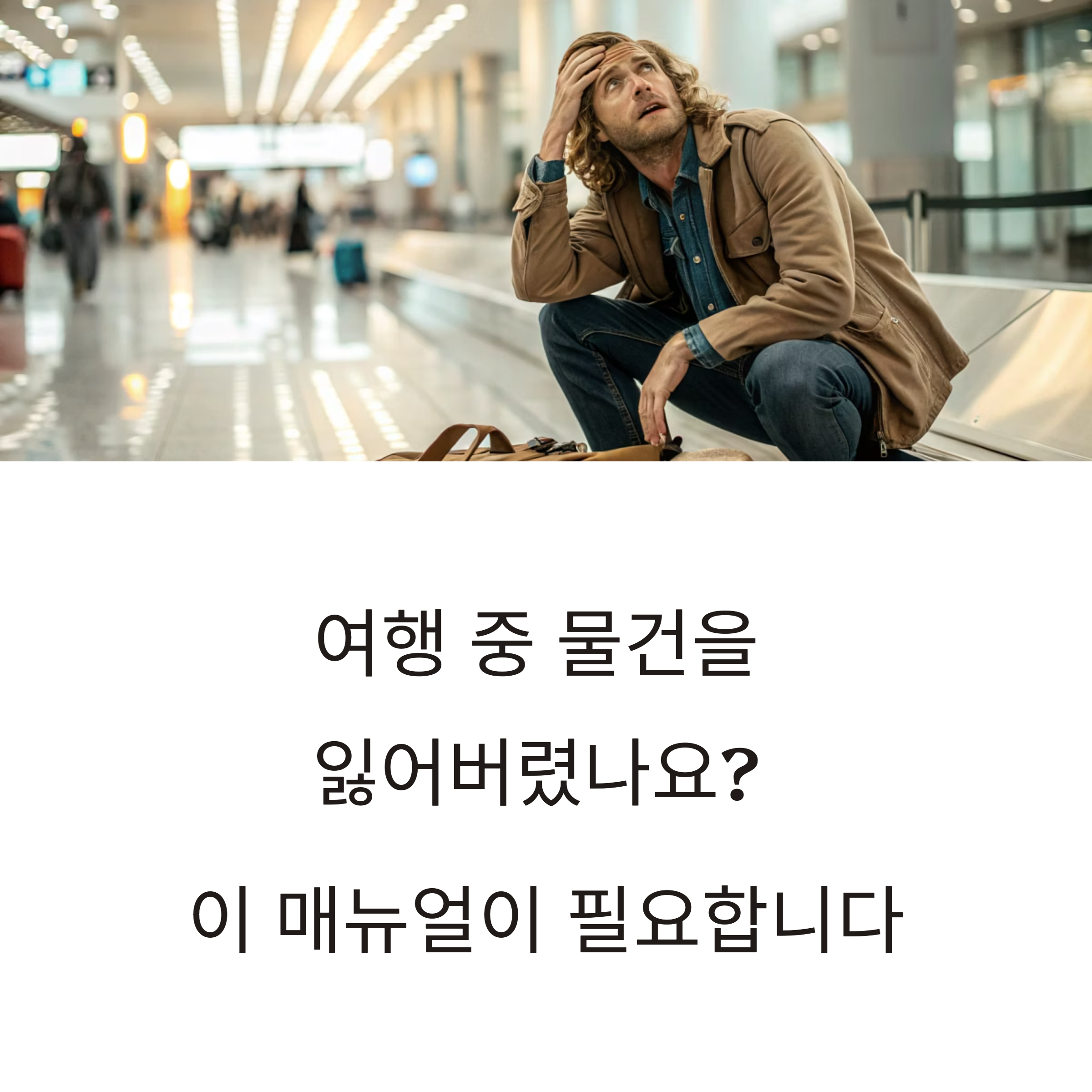 여행 중 분실물 발생 시 대처