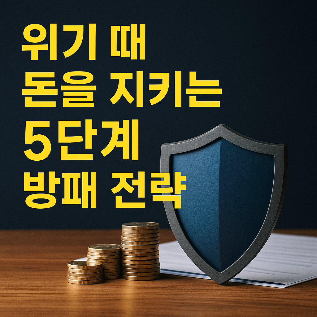 위기 때 돈을 지키는 5단계 방패 전략