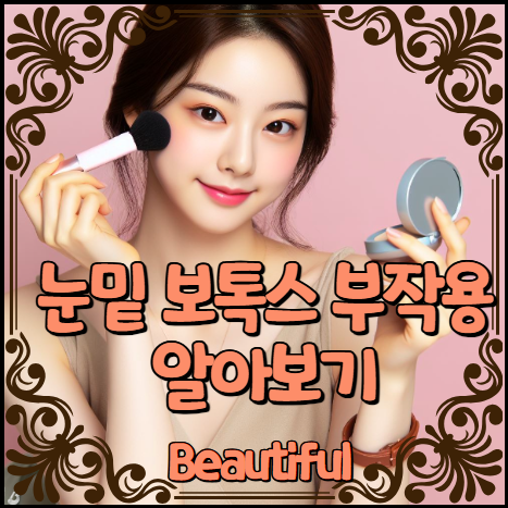 눈밑 보톡스 부작용 알아보기