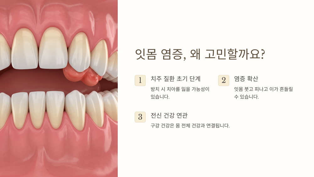 잇몸 염증, 왜 다들 고민하는 걸까?