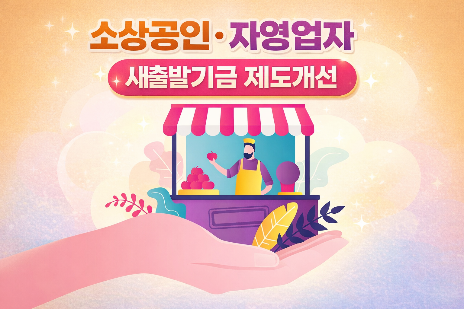 소상공인과 자영업자를 위해 새출발기금 제도개선