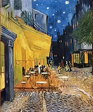 빈센트 반 고흐의 밤의 카페 테라스