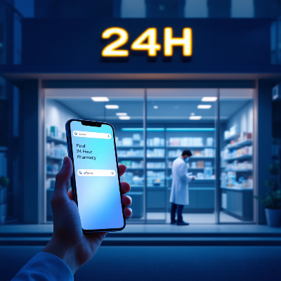 24시간 약국 찾기｜공공심야약국 이미지