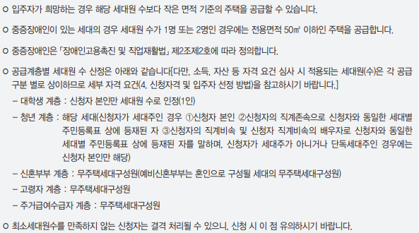 2024년 1차 서울주택도시공사 행복주택 입주자 모집공고