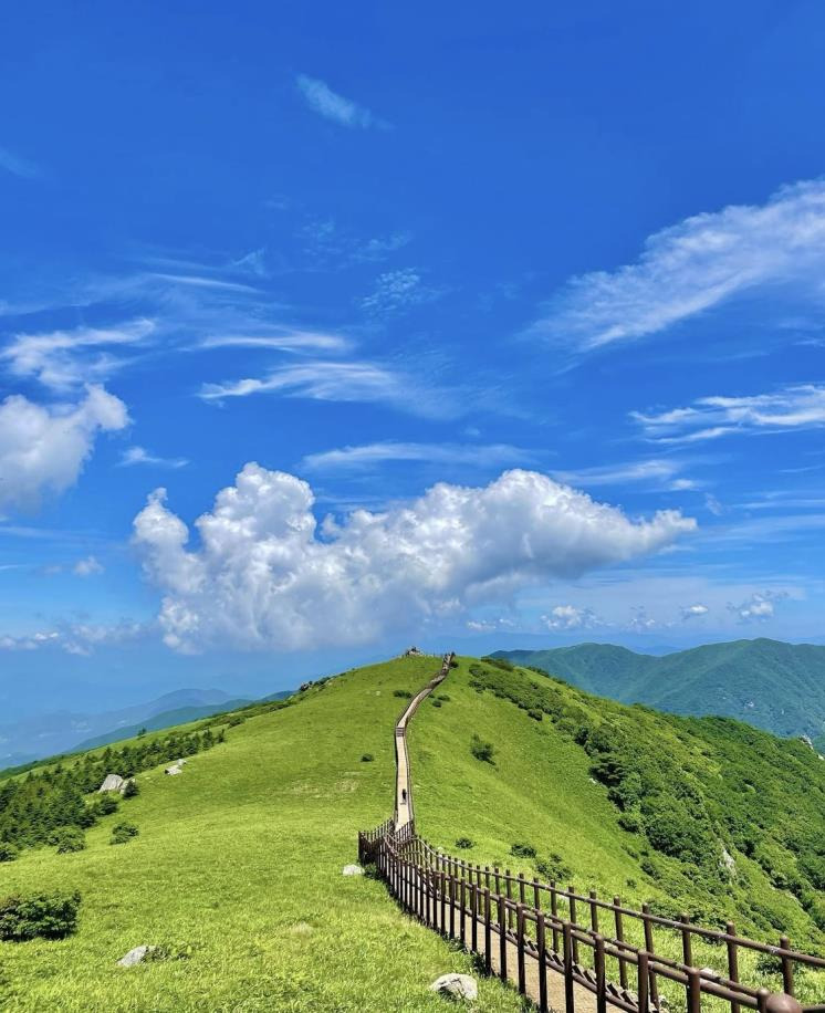 소백산 등산코스 지도