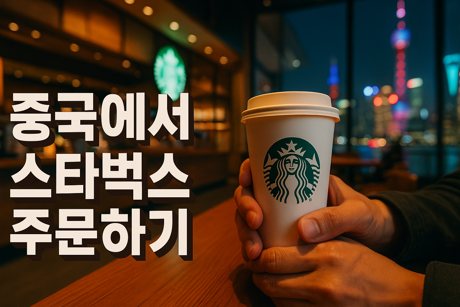 중국에서 스타벅스 주문하는 법
