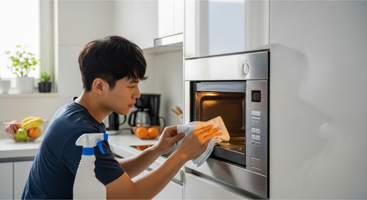 전자레인지 청소 간단하게 하는 방법