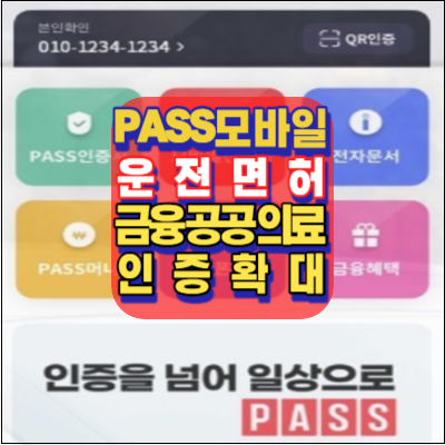 PASS모바일운전면허-금융∙공공&middot;의료분야-인증사용확대사용안내-쉬운발급방법