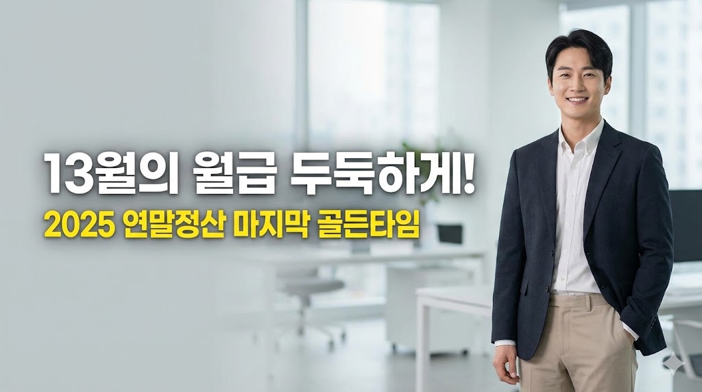 2025 연말정산 미리보기: '13월의 월급' 놓치지 않는 마지막 골든타임 활용법 (홈택스)