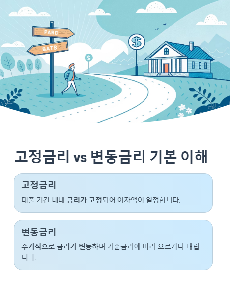 고정금리와 변동금리 기본 이해