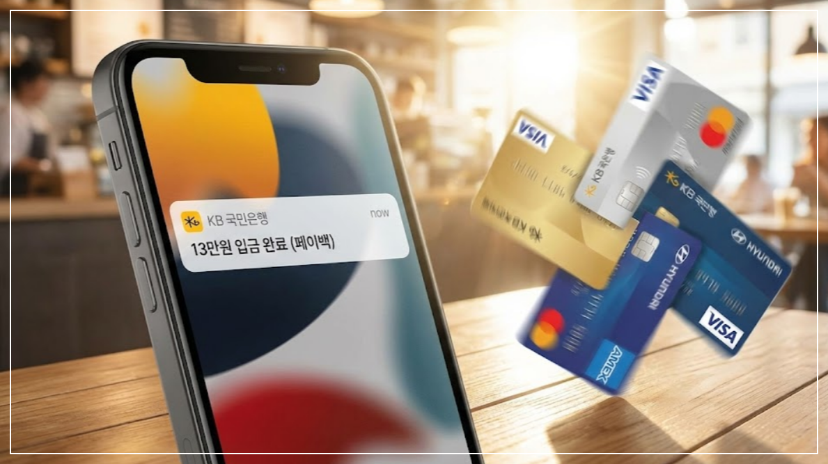 고수의 팁: '카드 풍차돌리기' (캐시백 이벤트)