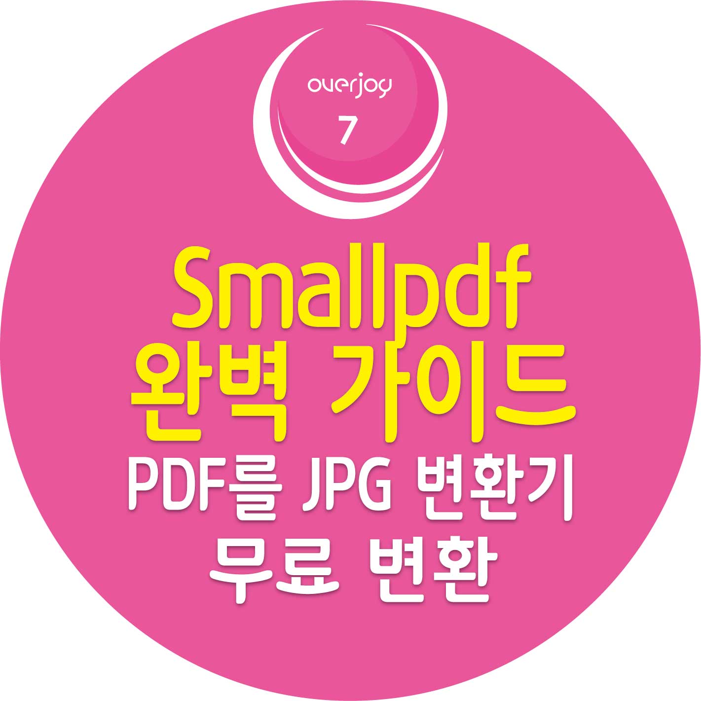 PDF JPG 변환 3초 완성 ❘ Smallpdf 활용