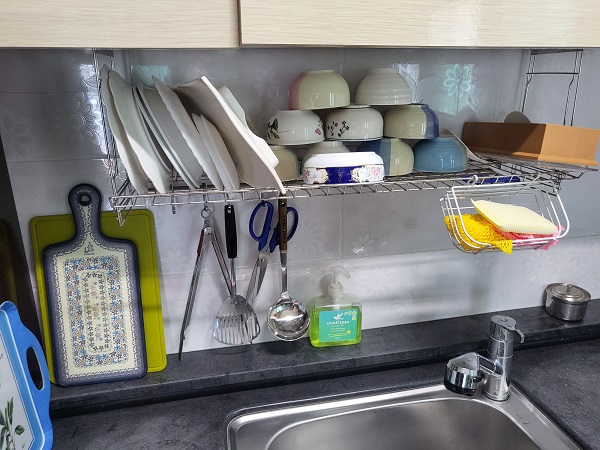 거문도 솔지오 펜션 2층 펜션 주방 식기