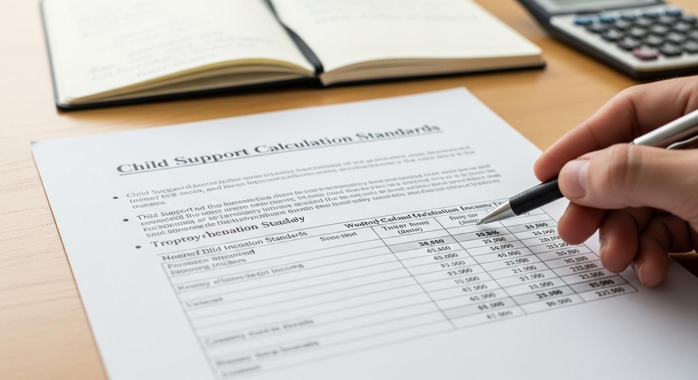 양육비산정기준표