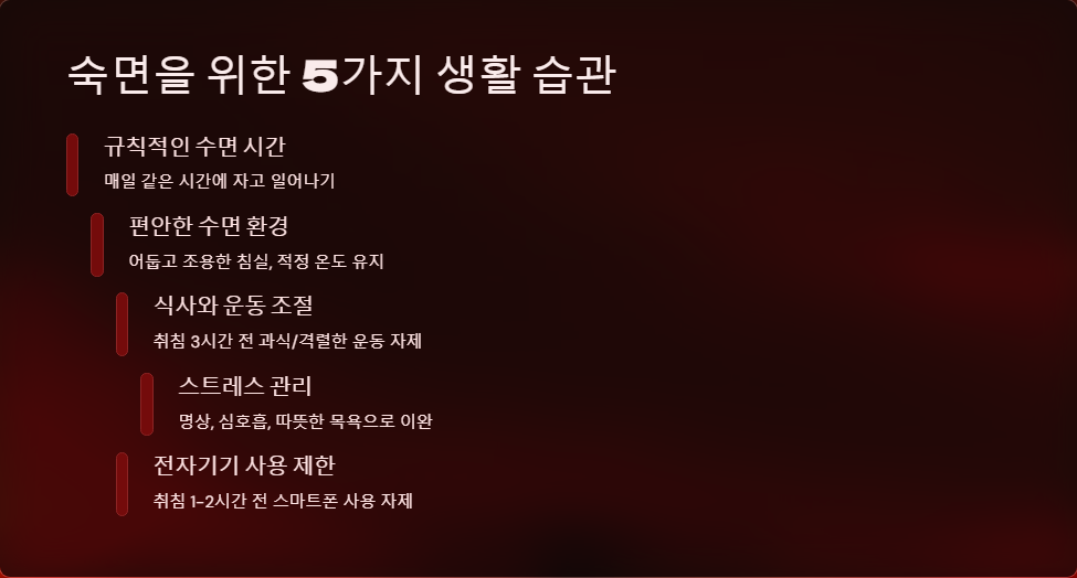 수면습관