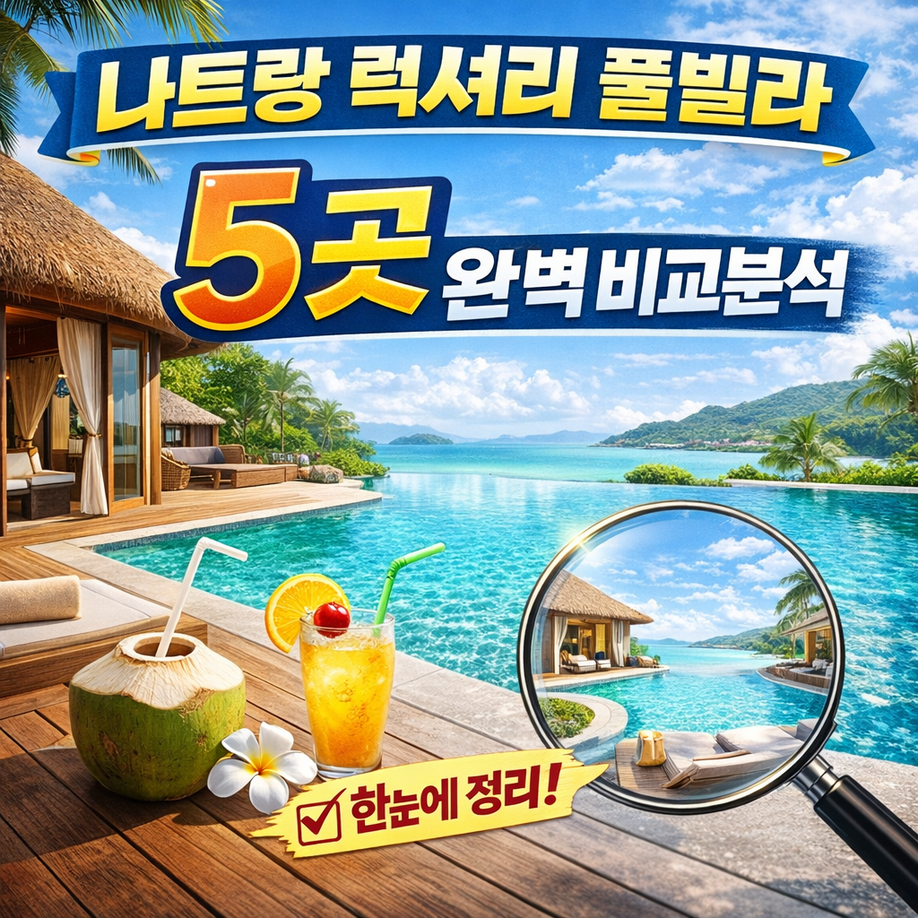 나트랑 럭셔리 풀빌라 최대 15%할인 예약하러 가기