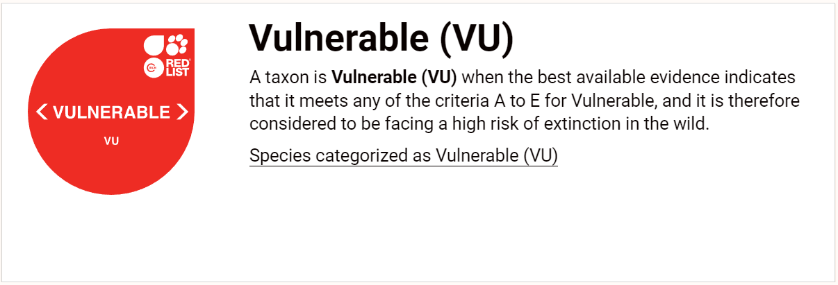 적색목록: 취약