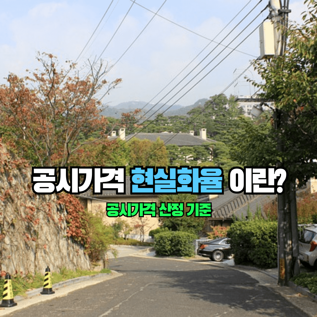 공시가격 현실화율이란: 공시가격 산정 기준