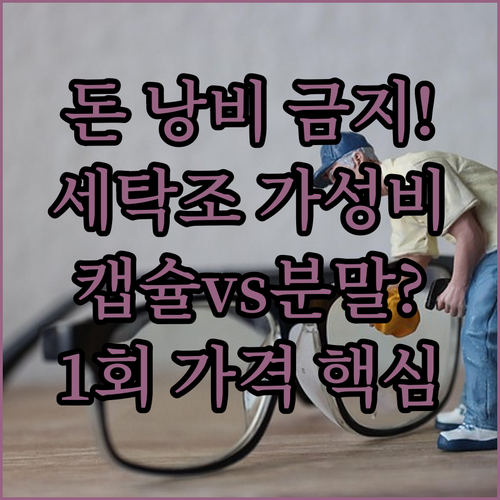 1회당 가격 비교 세탁조 클리너 가성..