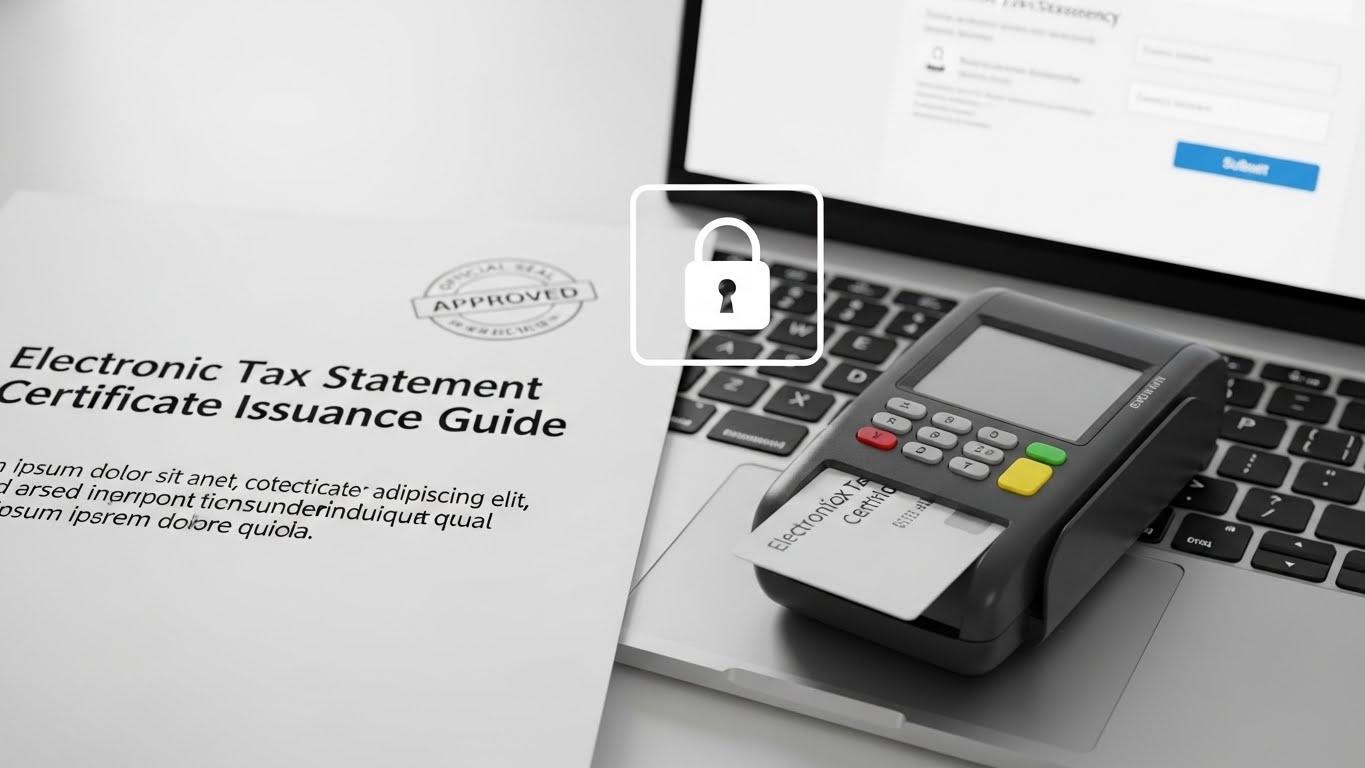 개인사업자 전자세금서용 공인인증서 발급