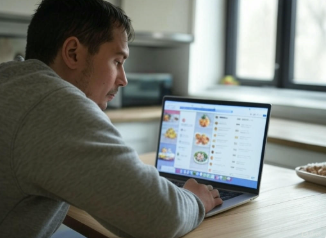 AI로 개인 맞춤형 식단 제공받는 사진