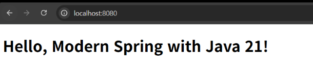 Hello Spring Java