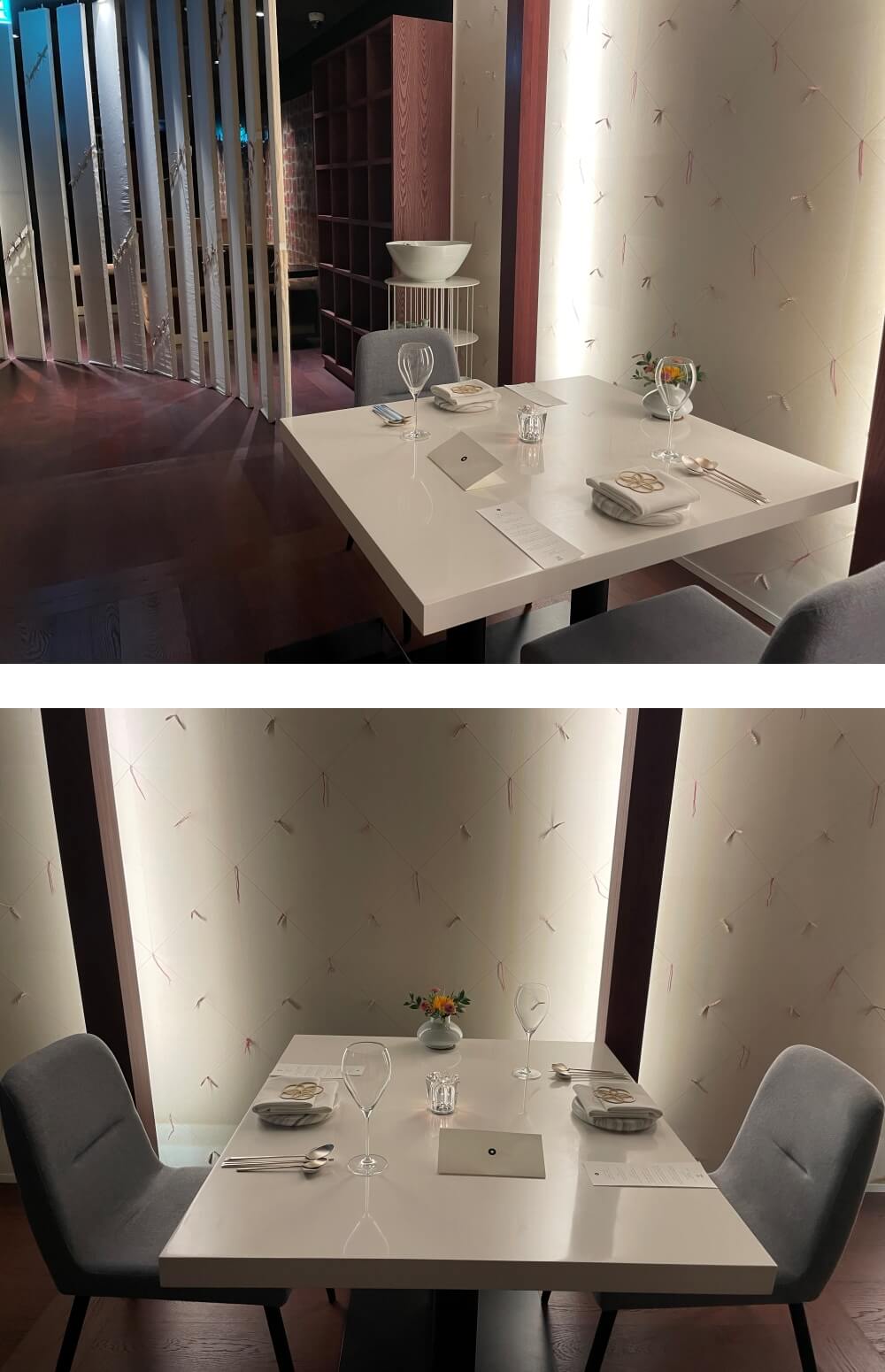 미쉐린 3스타 가온 - 테이블 좌석 모습