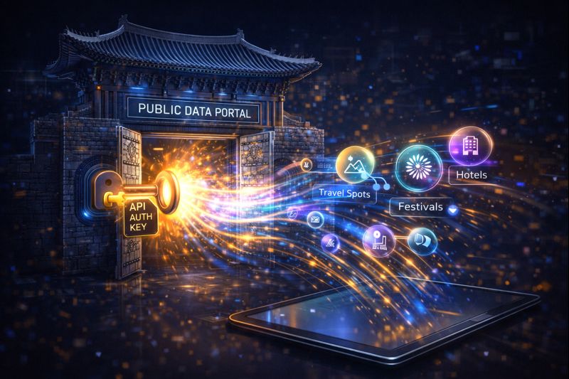 공공데이터포털 API 활용법: 한국관광공사 데이터로 '나만의 여행 앱' 만들기 관련 이미지