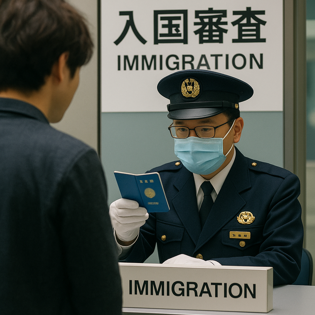 입국심사 관련사진