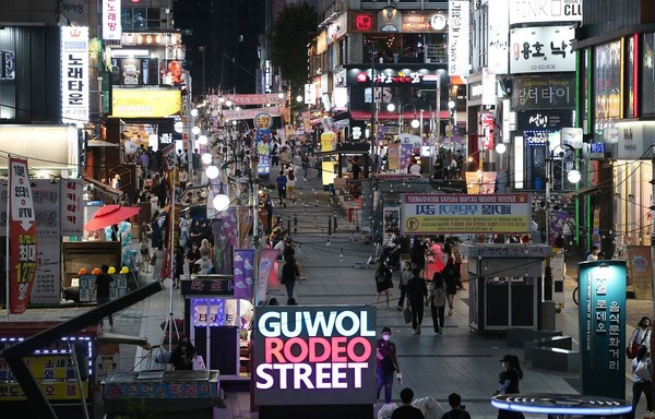 인천 구월동 로데오거리 사진