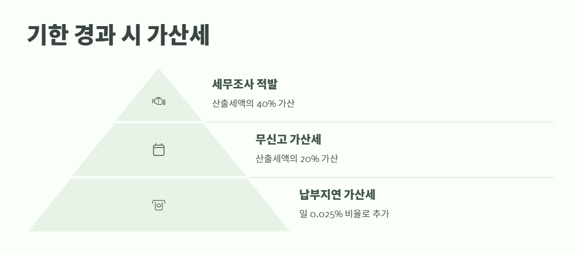 양도소득세 신고기한 놓치면 가산세 40%? 8