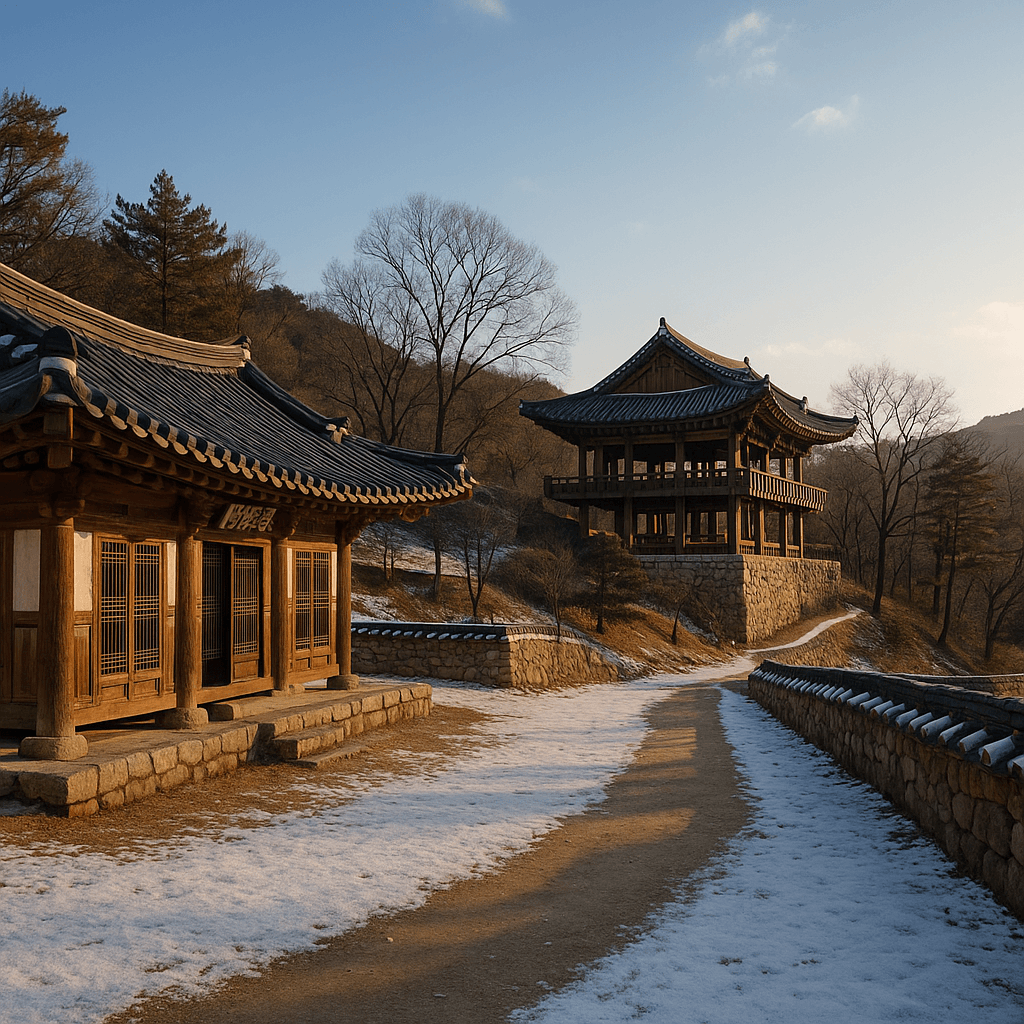 12월 겨울 김해 가야테마파크에서 즐기는 역사 체험과 고요한 힐링 산책의 매력