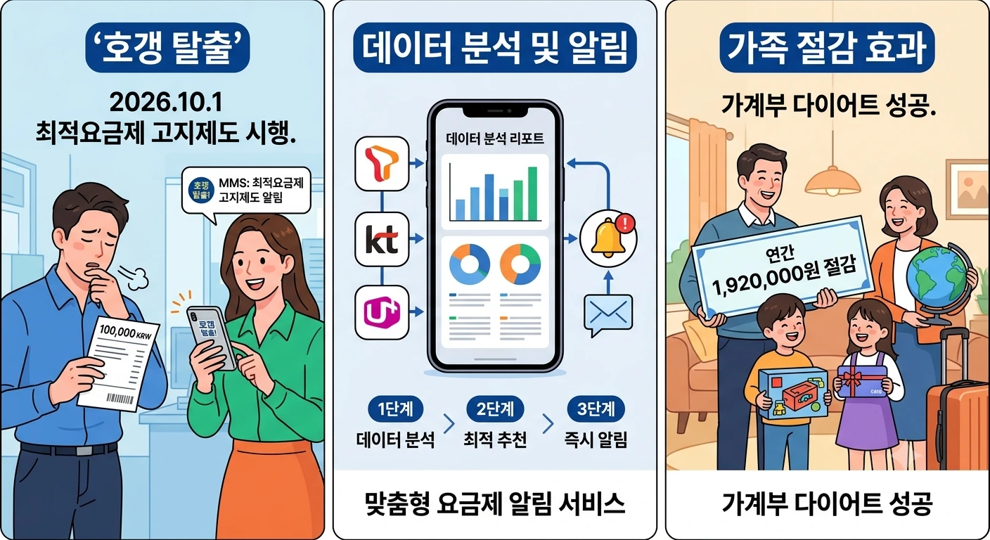 최적요금제 고지제도 시행 통신비 절약 혜택 및 확인 방법