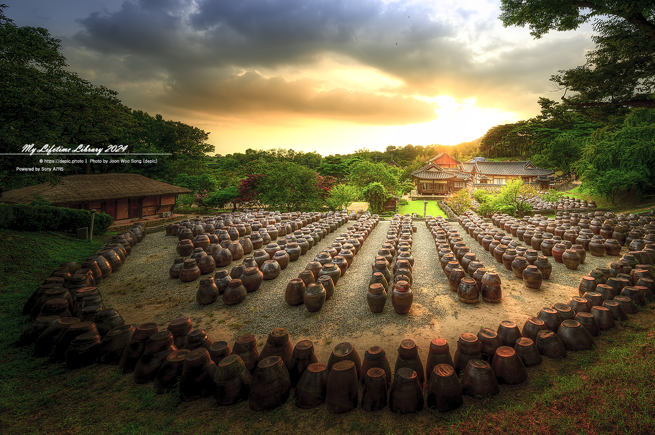 논산 고택 명재고택 장독