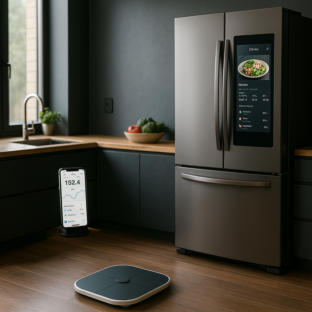 스마트 체중계 연동 주방 인테리어