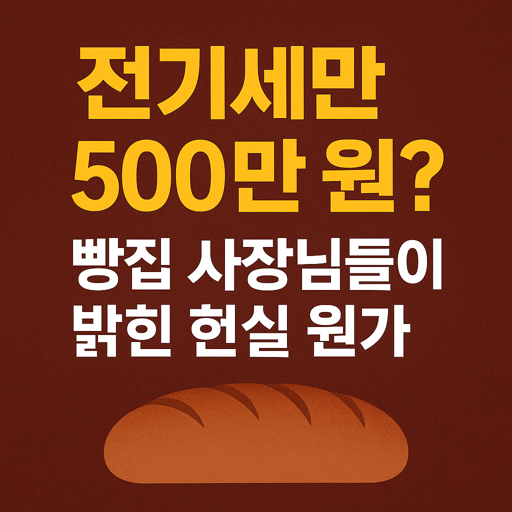 한국 빵값, 정말 '폭리'일까? 소비자와 자영업자의 시각 차이