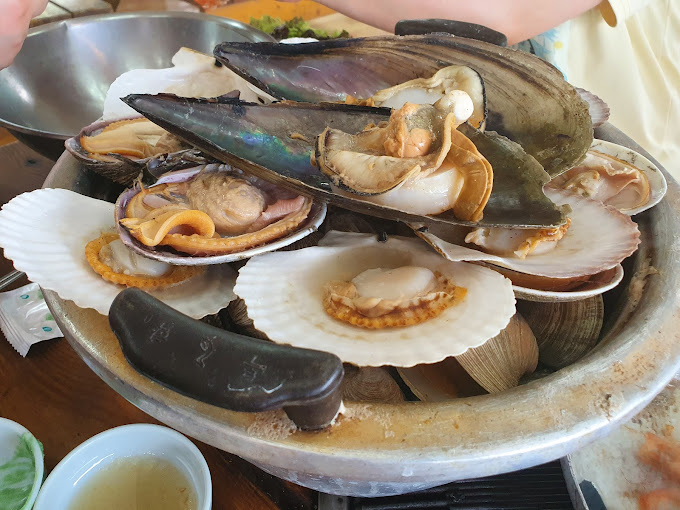 제부도 조개구이, 대하 맛집 '대하횟집'