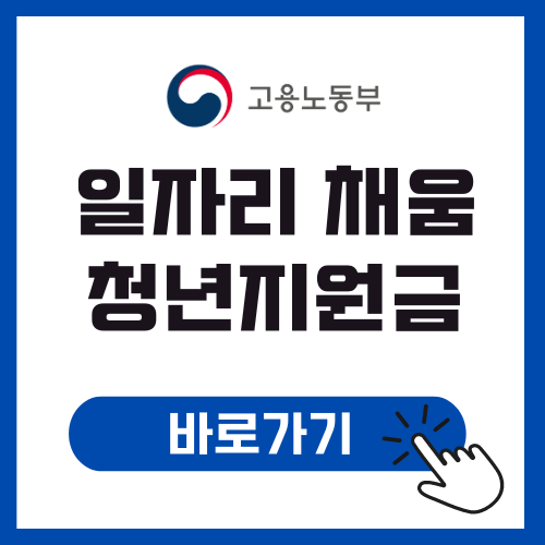 일자리 채움 청년지원금