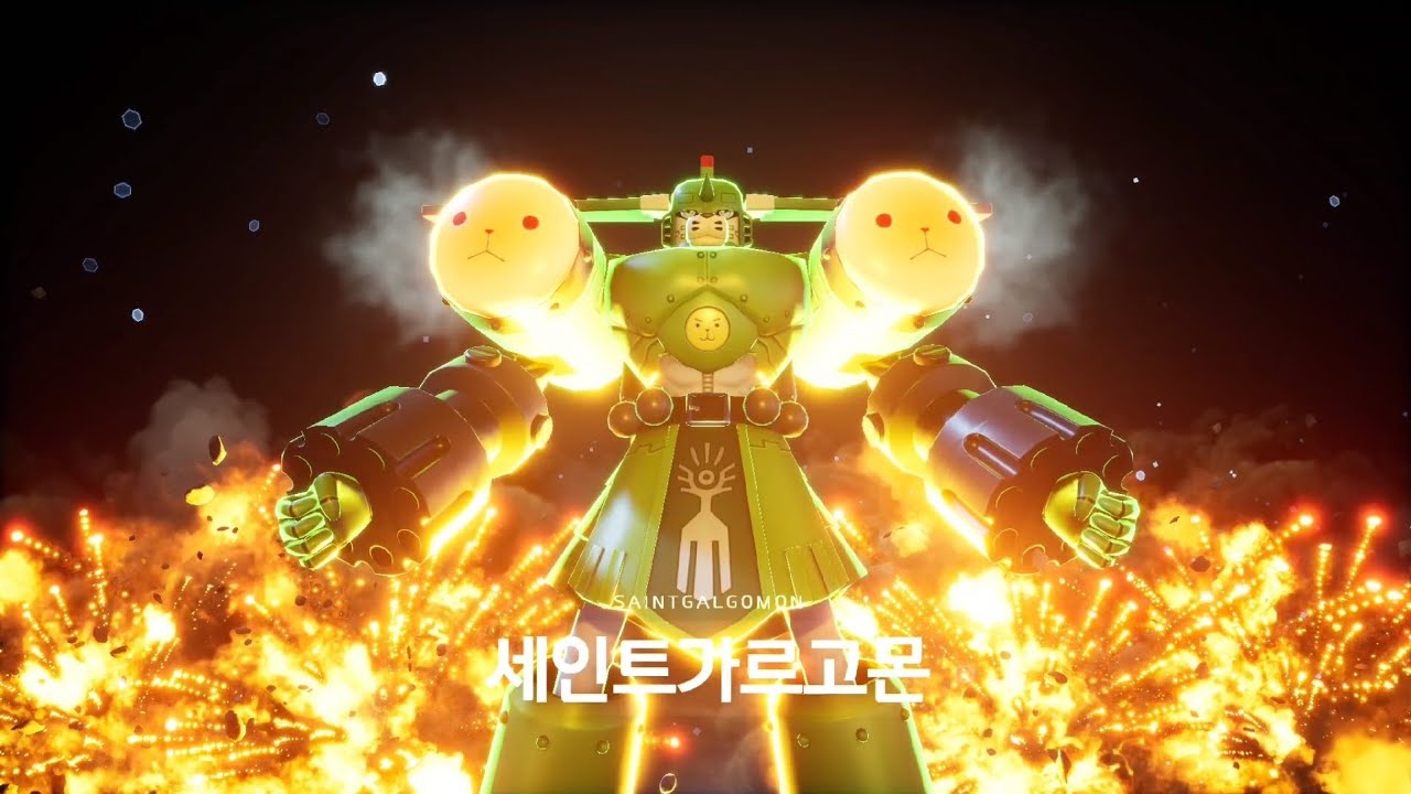 전탄 발사! 세인트가르고몬!