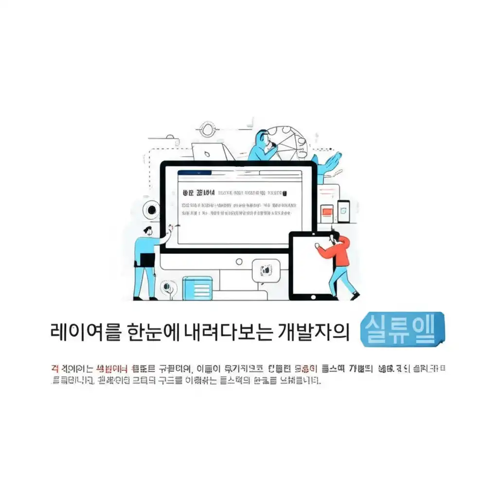 풀스택의 의미: 전체 시스템 아키텍처 구성도