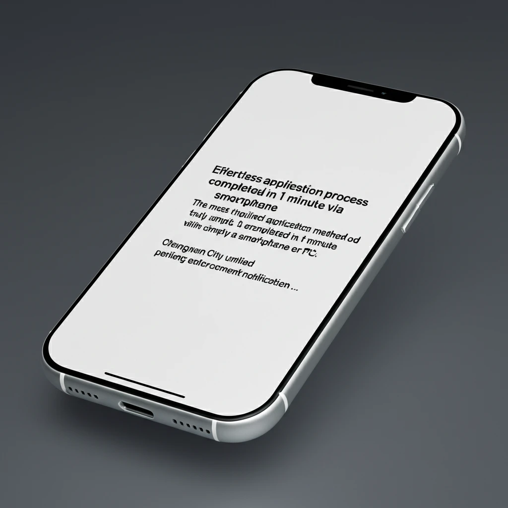 창원시 주정차 단속 알림 서비스 이용..